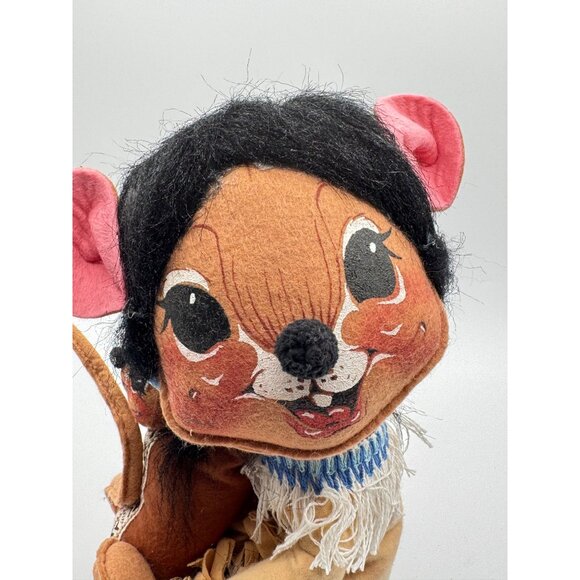 Vintage Annalee Indian Mother And Child Mouse 1988 Thanksgiving - Picture 6 of 9